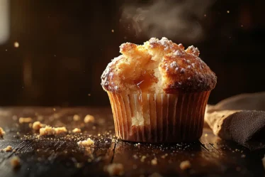 recette Muffins à la vanille et confiture de fraise