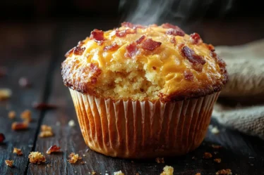 recette Muffins bacon, cheddar et oignons frits