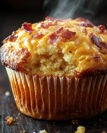 recette Muffins bacon, cheddar et oignons frits