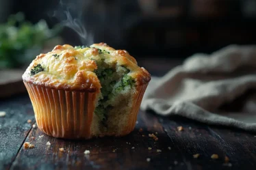 recette Muffins brocoli, bleu et noisettes