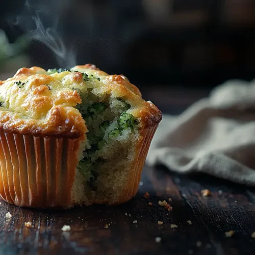 recette Muffins brocoli, bleu et noisettes