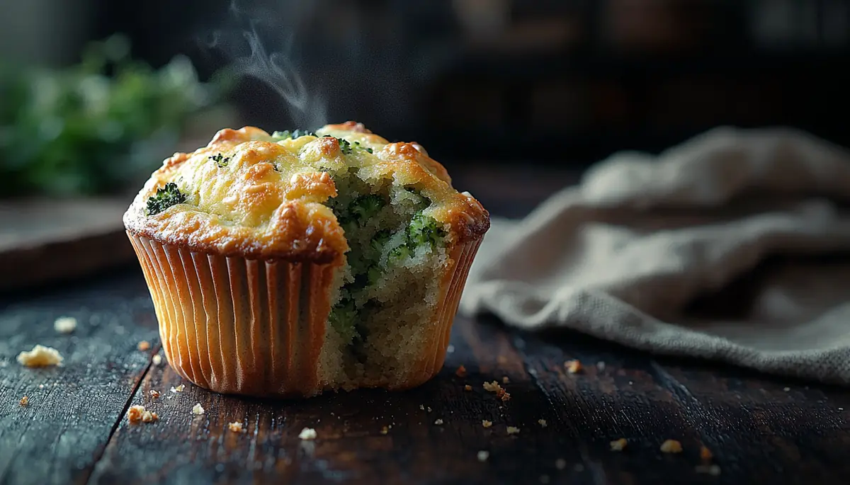 recette Muffins brocoli, bleu et noisettes
