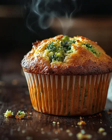 recette Muffins brocoli, bleu et noisettes