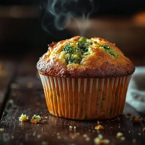 recette Muffins brocoli, bleu et noisettes