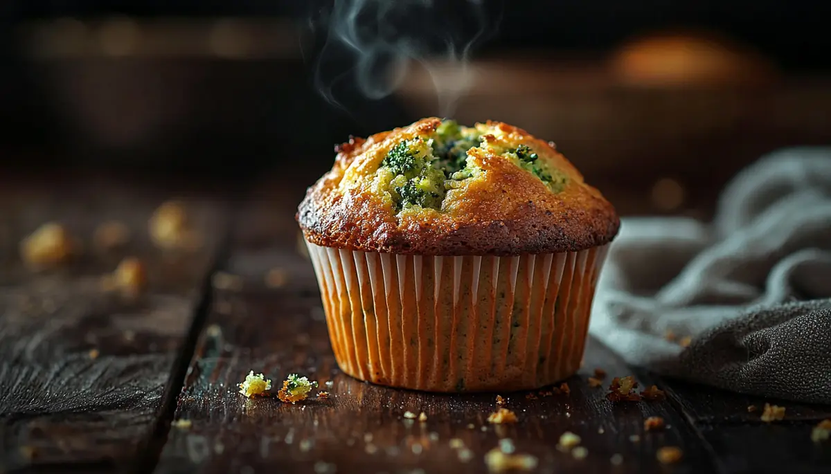 recette Muffins brocoli, bleu et noisettes