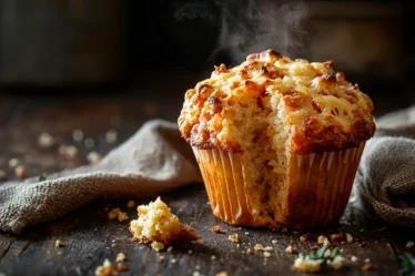 recette Muffins chorizo, poivron et parmesan