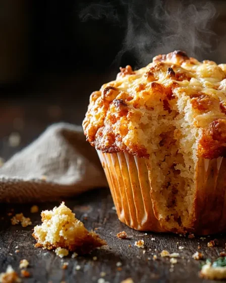 recette Muffins chorizo, poivron et parmesan