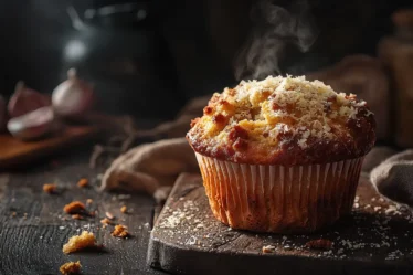 recette Muffins chorizo, poivron et parmesan