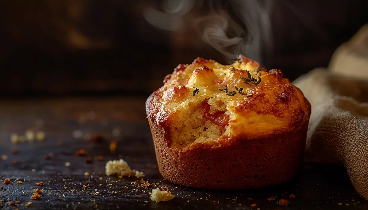 recette Muffins chorizo, tomates confites et origan