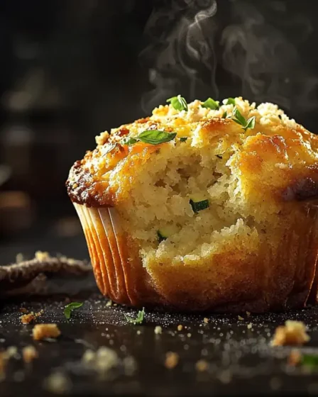 recette Muffins courgette, ail et parmesan
