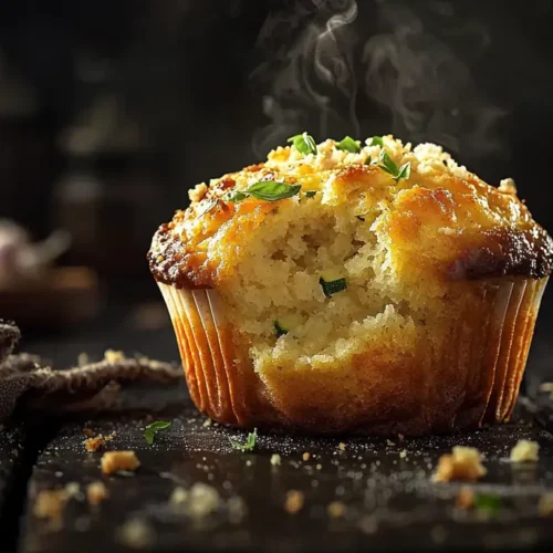 recette Muffins courgette, ail et parmesan