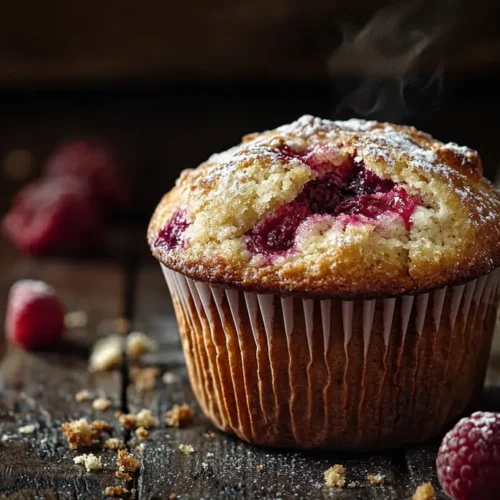 recette Muffins framboise et chocolat blanc