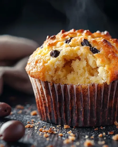 recette Muffins jambon, emmental et olives