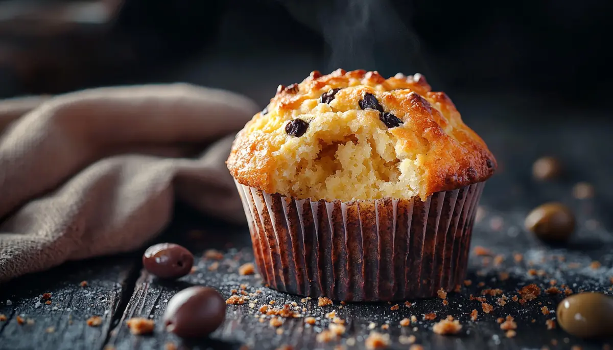 recette Muffins jambon, emmental et olives