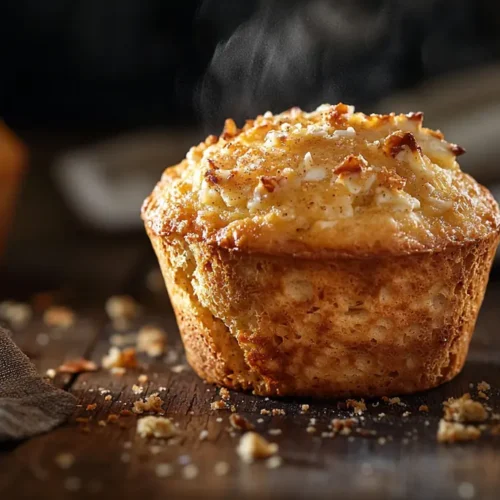 recette Muffins lardons ch&egrave;vre et noix