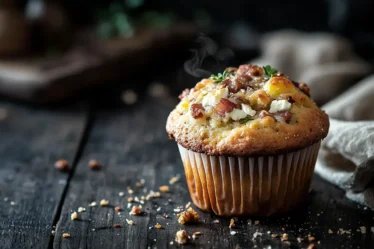 recette Muffins lardons chèvre et noix