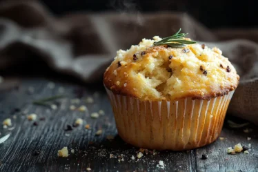 recette Muffins olives noires, parmesan et romarin