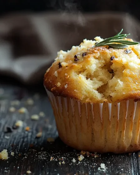 recette Muffins olives noires, parmesan et romarin