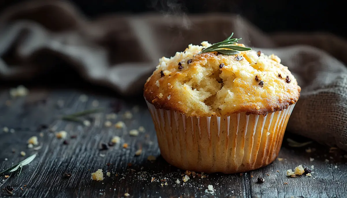 recette Muffins olives noires, parmesan et romarin