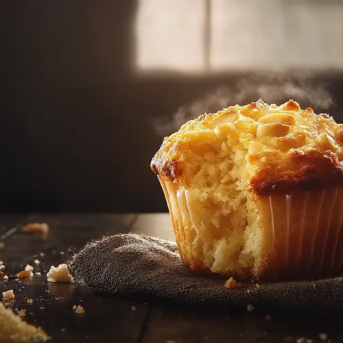 recette Muffins p&ecirc;che et amandes effil&eacute;es