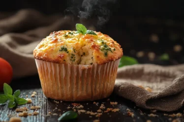 recette Muffins pesto, tomates cerises et mozzarella