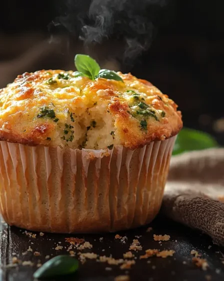 recette Muffins pesto, tomates cerises et mozzarella
