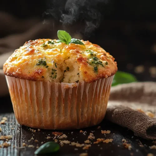 recette Muffins pesto, tomates cerises et mozzarella