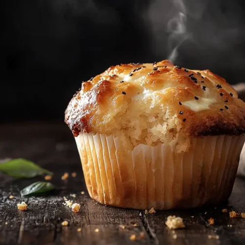 recette Muffins tomate s&eacute;ch&eacute;e, mozzarella et basilic