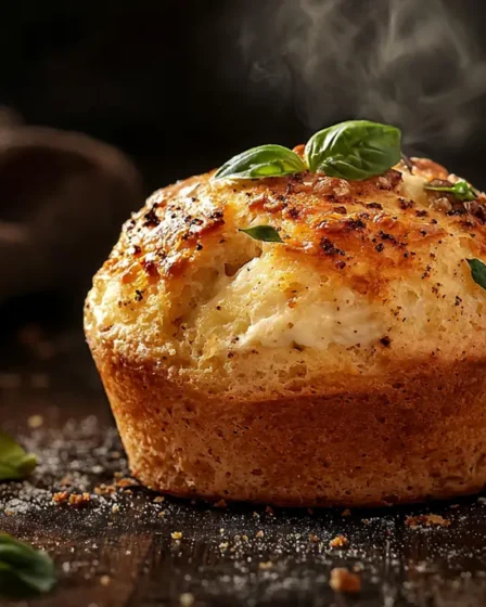 recette Muffins tomate séchée, mozzarella et basilic