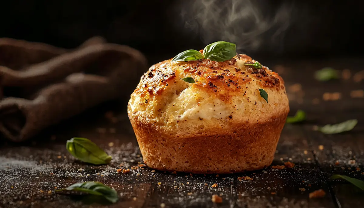 recette Muffins tomate séchée, mozzarella et basilic